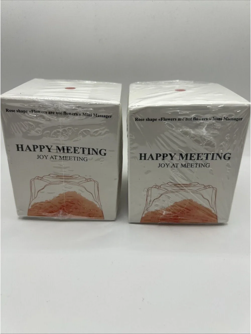 Rose Shaped Mini Massager for Women Happy Meeting (2 Pack)